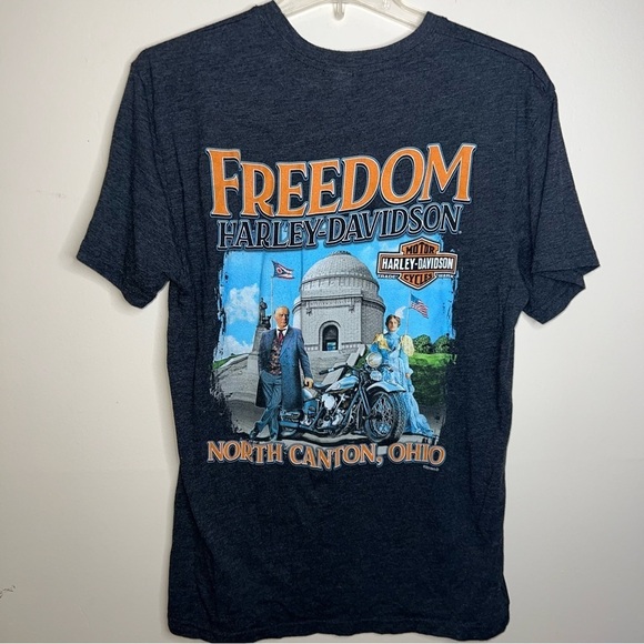 Harley-Davidson Freedom Harley Davidson Motorcycles N. Canton Ohio Size Medium - Picture 5 of 9